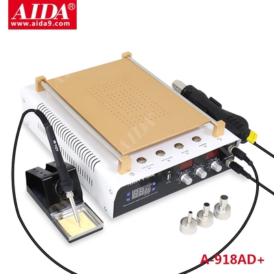 A-918AD+ ស្ថានីយ៍លក់ទូរស័ព្ទ + ឧបករណ៍បំបែកអេក្រង់ទូរស័ព្ទចល័ត